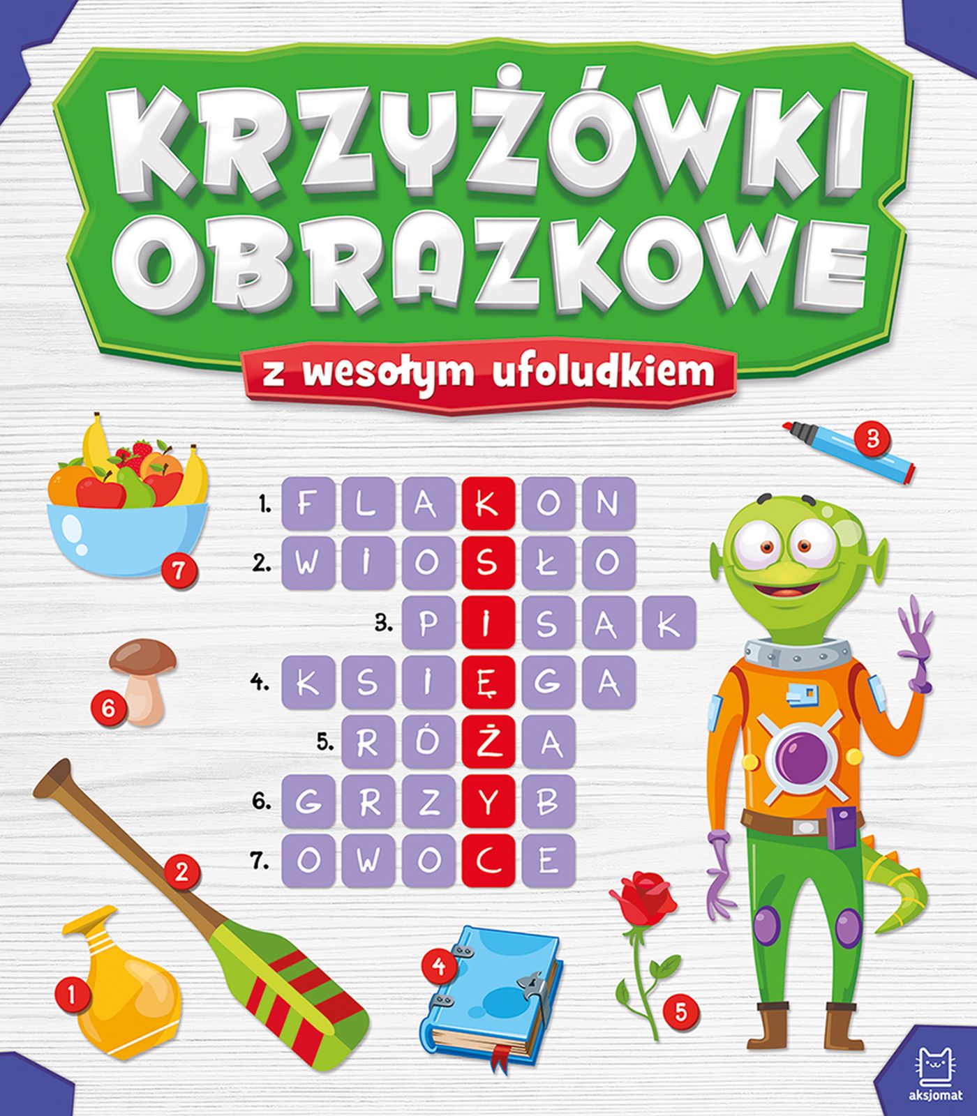 Image of Krzyżówki obrazkowe z wesołym ufoludkiem