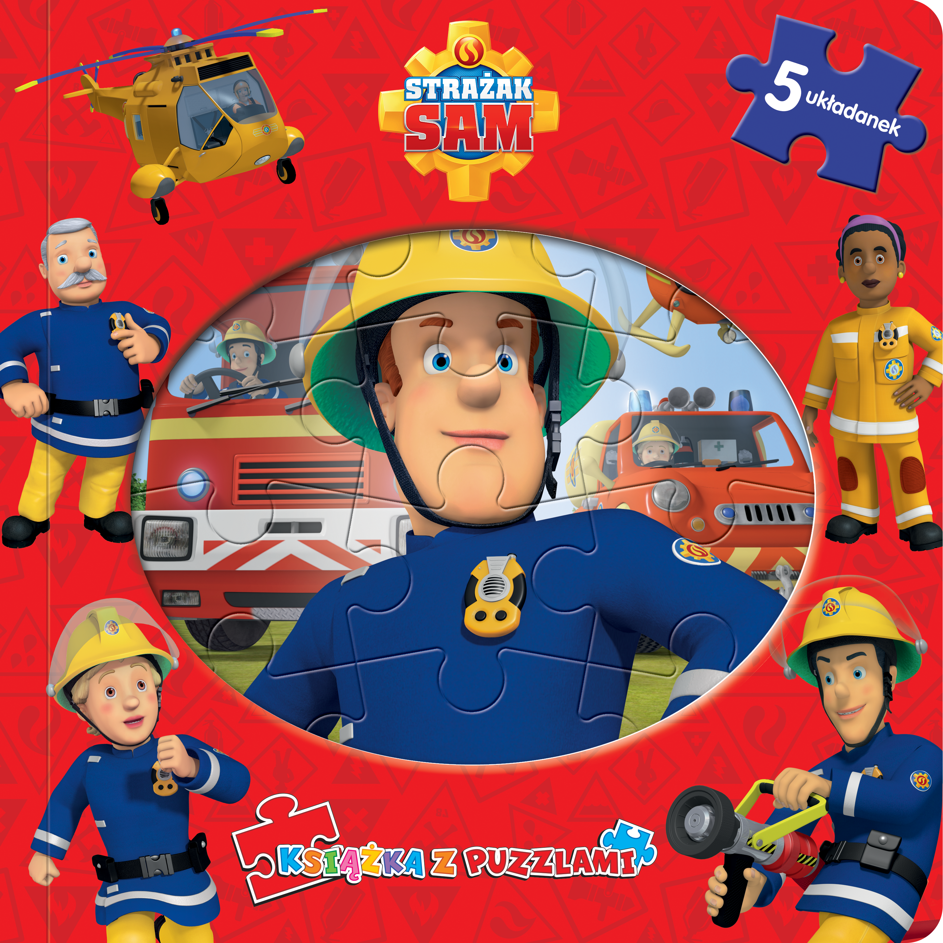 Image of Książka z puzzlami. Strażak Sam