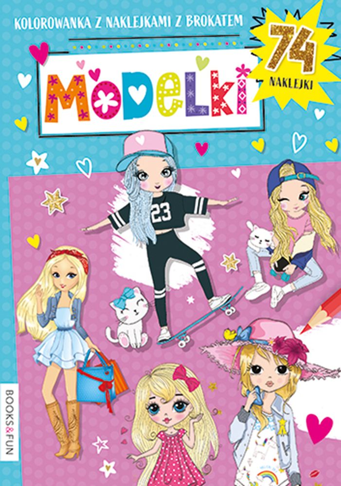 Image of Modelki. Kolorowanka