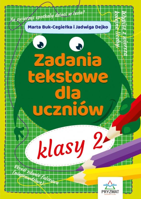 Image of Zadania tekstowe dla uczniów klasy 2