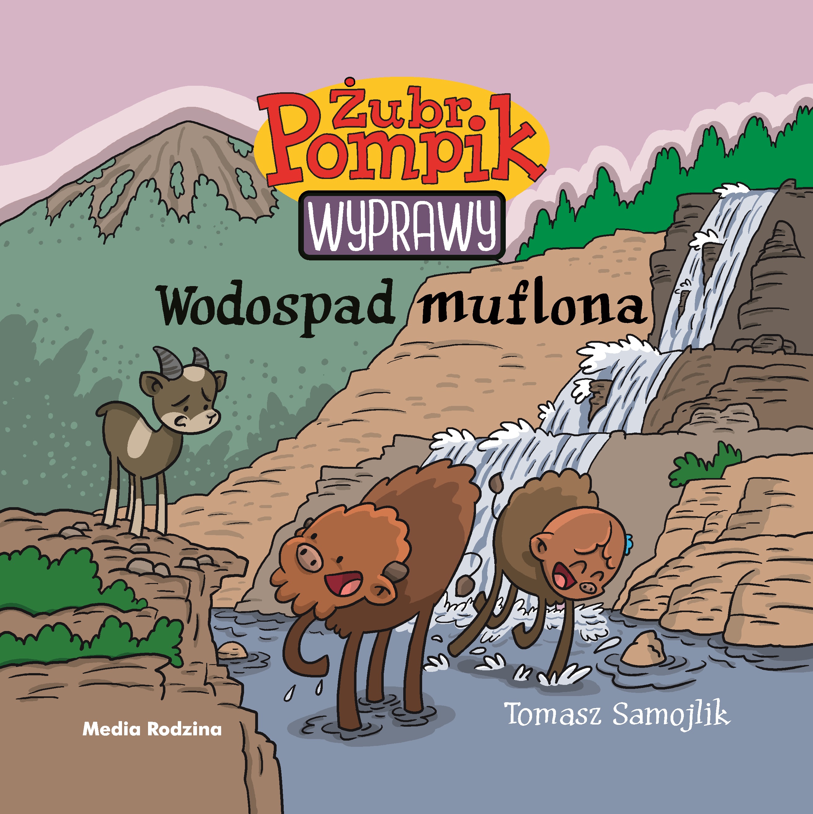 Image of Wodospad muflona. Żubr Pompik