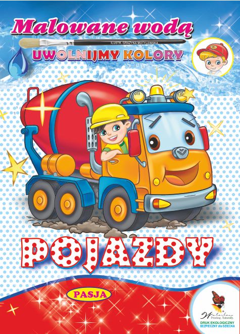 Image of Pojazdy. Malowane wodą