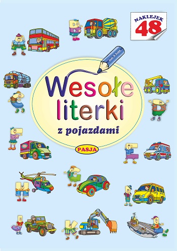 Image of Wesołe literki z pojazdami