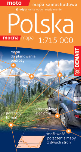 Image of Polska mapa samochodowa 1:715 000