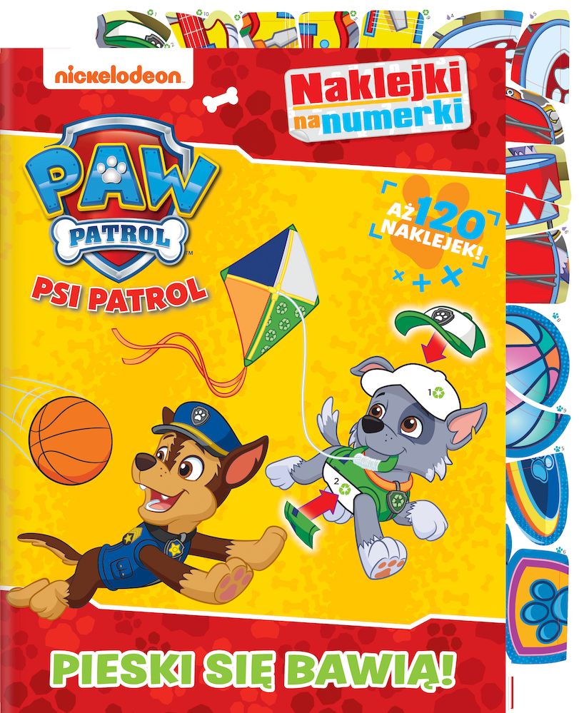 Image of Pieski się bawią. Psi Patrol. Naklejki na numerki. Część 3