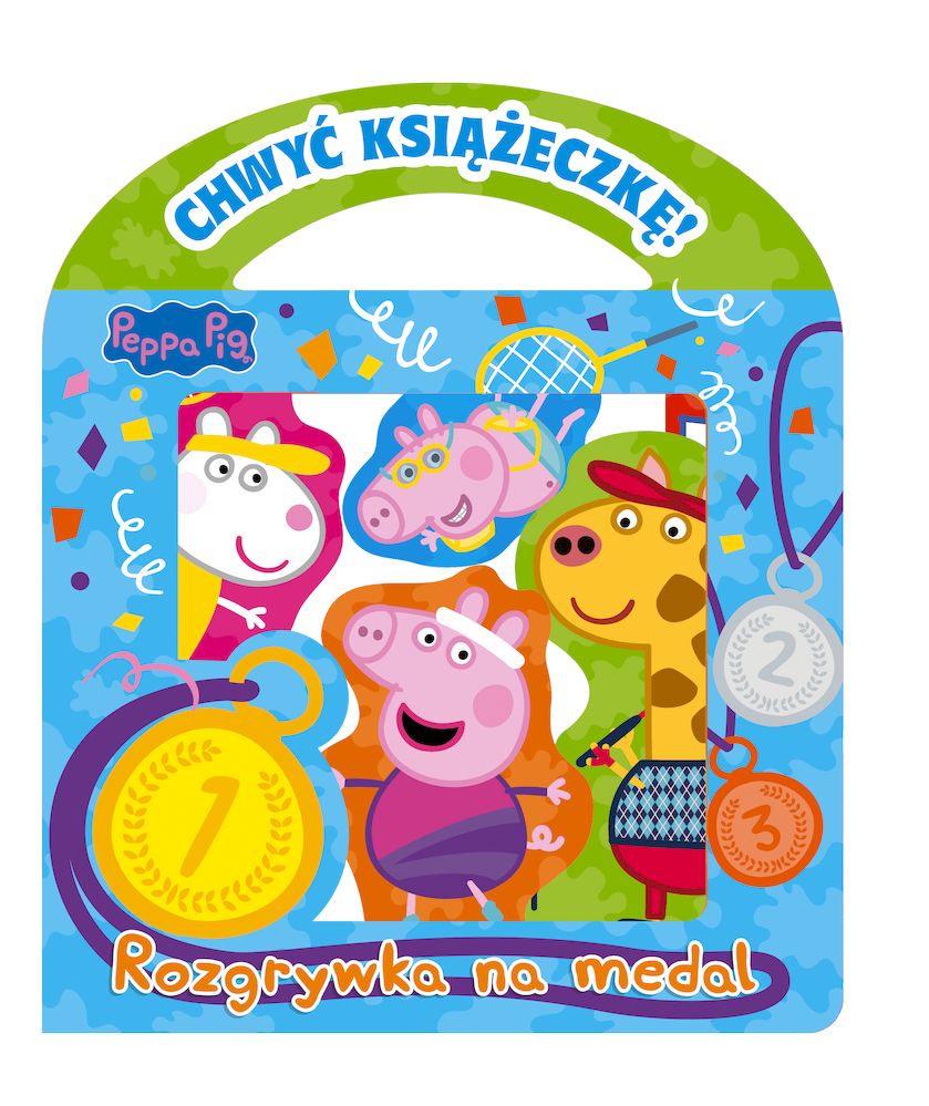 Image of Rozrywka na medal. Świnka Peppa. Chwyć książeczkę