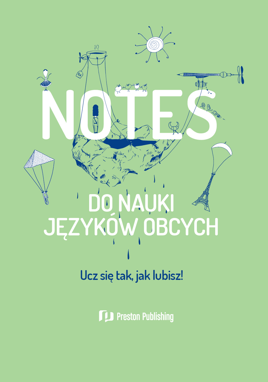 Image of Notes do nauki języków obcych (pistacjowa okładka)