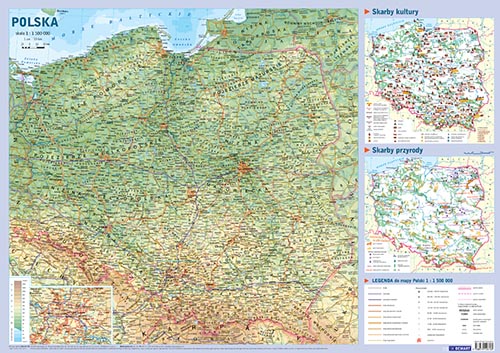 Image of Polska. Mapa w tubie