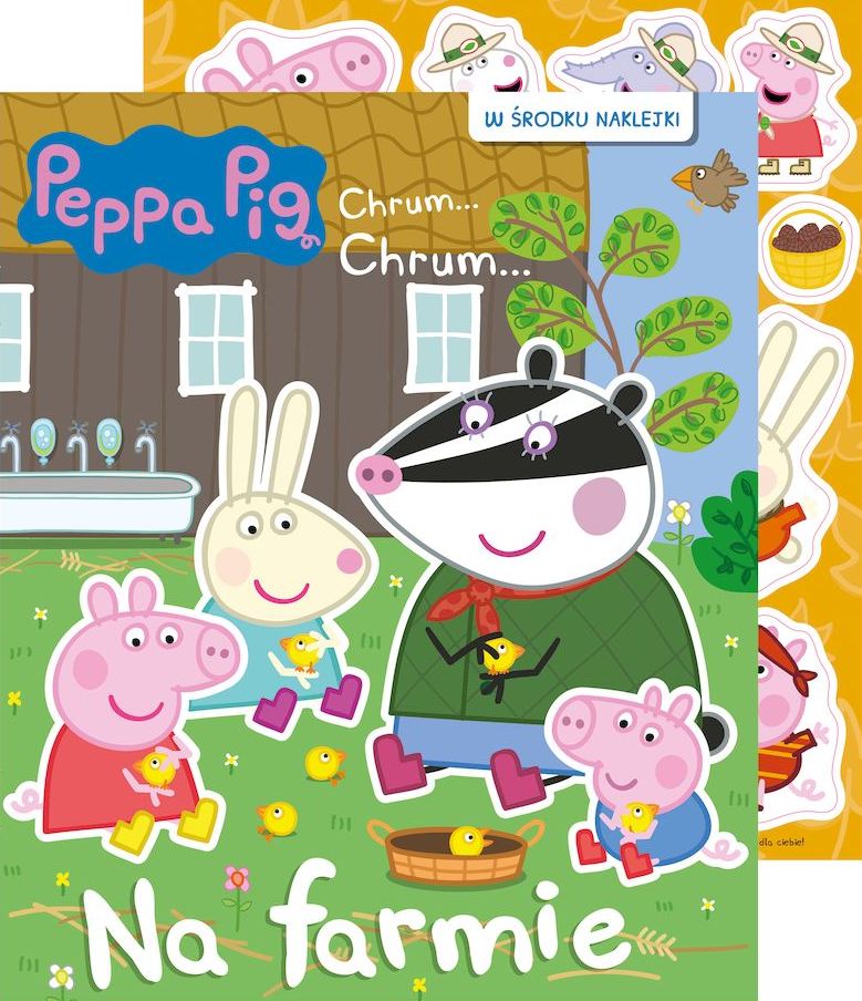 Image of Na farmie. Świnka Peppa. Chrum… chrum. Activity z naklejkami