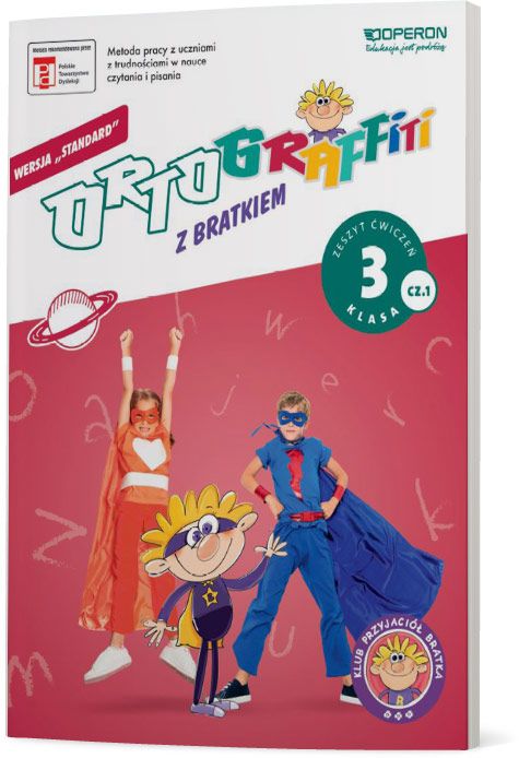 Image of Ortograffiti z Bratkiem 3 Zeszyt ćwiczeń część 1 szkoła podstawowa