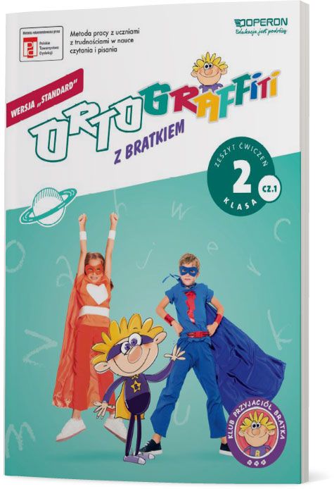 Image of Ortograffiti z Bratkiem 2 Zeszyt ćwiczeń część 1 Wersja Standard szkoła podstawowa