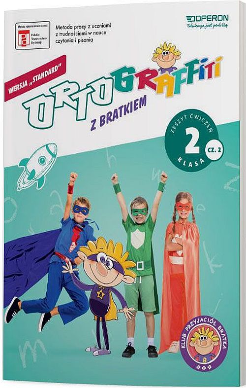 Image of Ortograffiti z Bratkiem 2 Zeszyt ćwiczeń część 2 Wersja Standard szkoła podstawowa