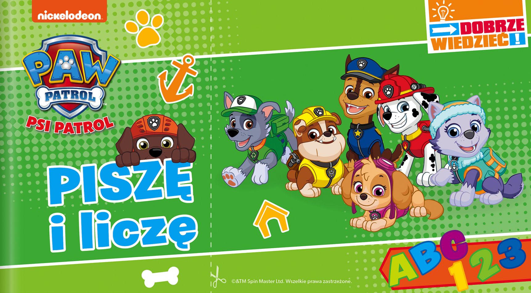 Image of Piszę i liczę. Psi Patrol. Dobrze wiedzieć