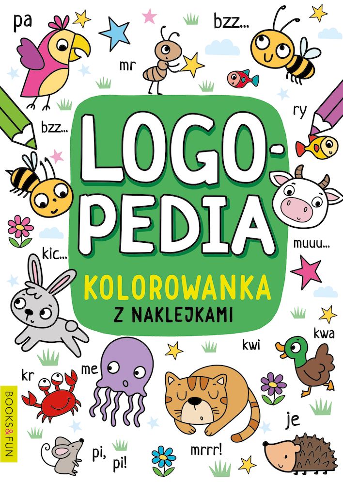 Image of Logopedia. Kolorowanka z naklejkami 4