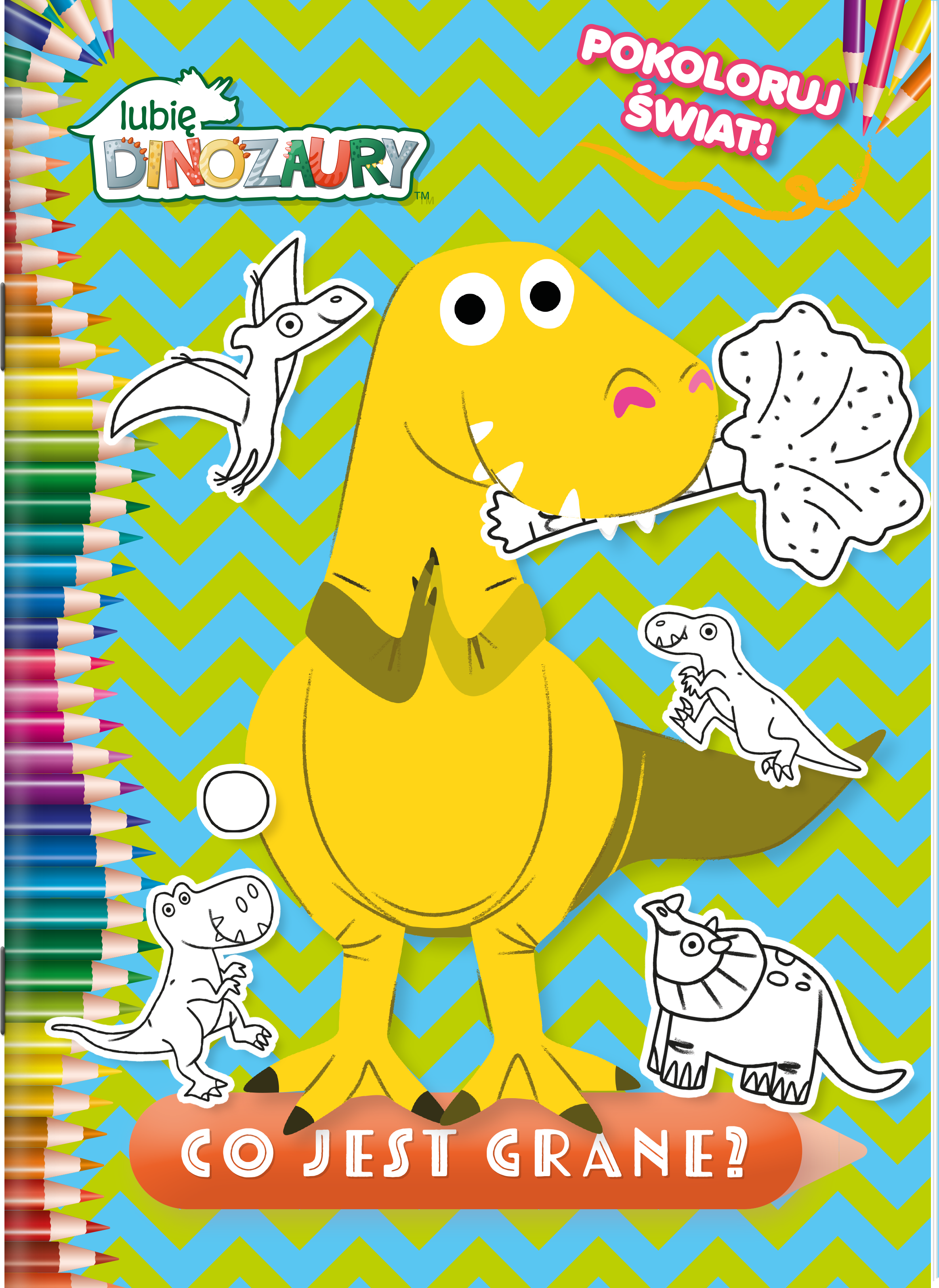 Image of Co jest grane. Pokoloruj świat. Moje Dinozaury