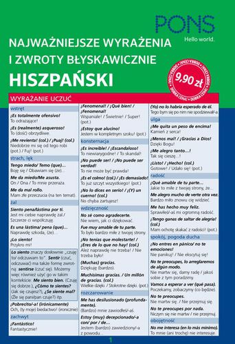 Image of Błyskawicznie zwroty i wyrażenia hiszpańskie PONS