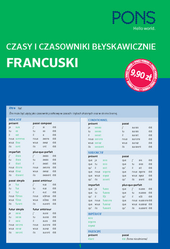 Image of Czasy i czasowniki błyskawicznie MINI francuskie PONS