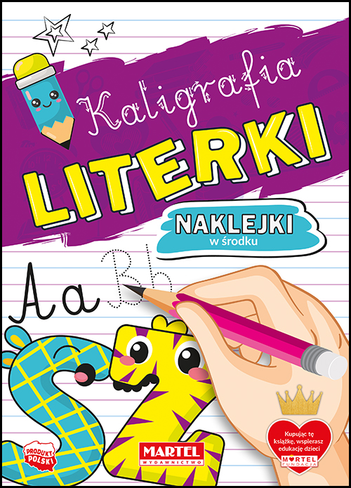 Image of Kaligrafia. Literki z naklejkami