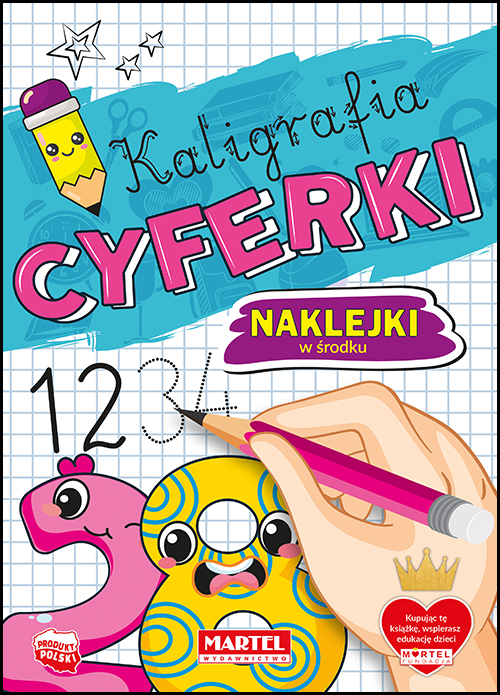 Image of Kaligrafia. Cyferki z naklejkami