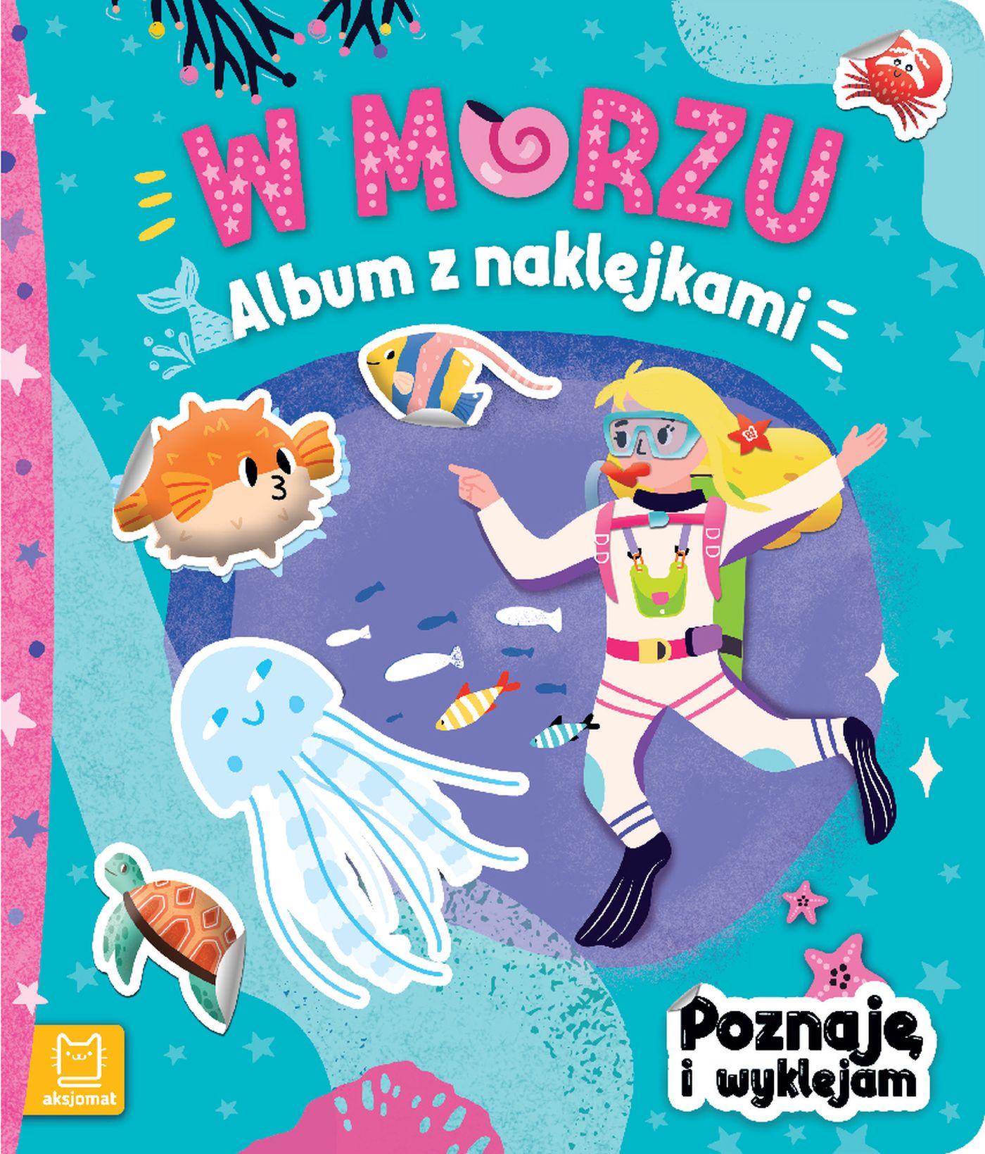 Image of W morzu. Album z naklejkami. Poznaję i wyklejam