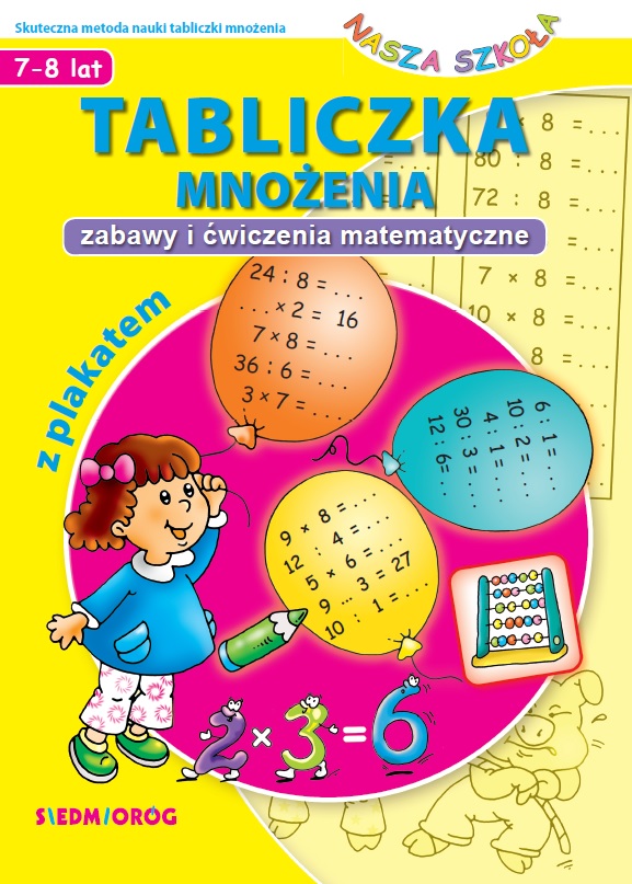Image of Tabliczka mnożenia. Zabawy i ćwiczenia matematyczne