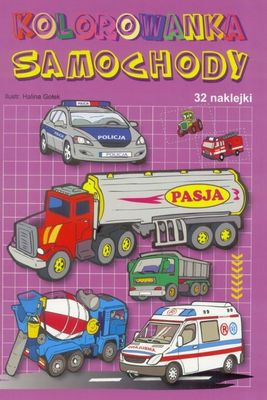 Image of Samochody kolorowanka + naklejki