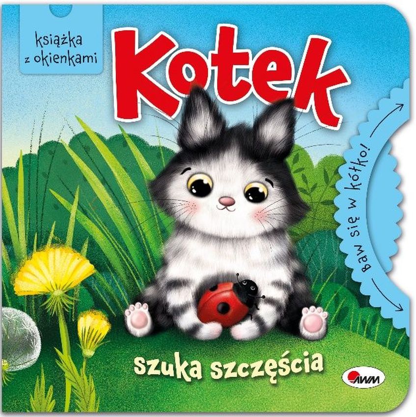 Image of Kotek szuka szczęścia. Baw się w kółko