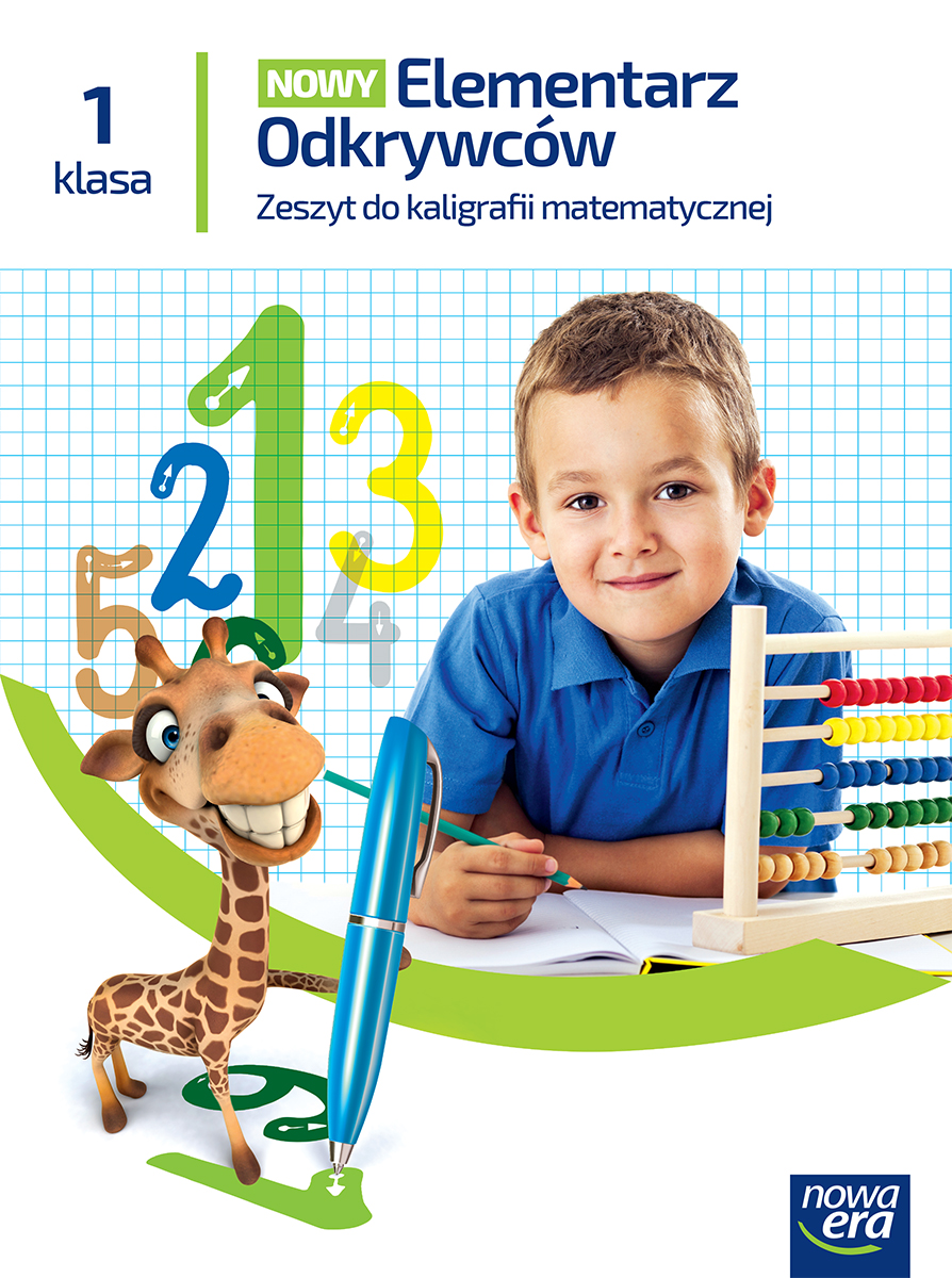 Image of Elementarz odkrywców NEON klasa 1 zeszyt ćwiczeń do kaligrafii matematycznej EDYCJA 2023-2025