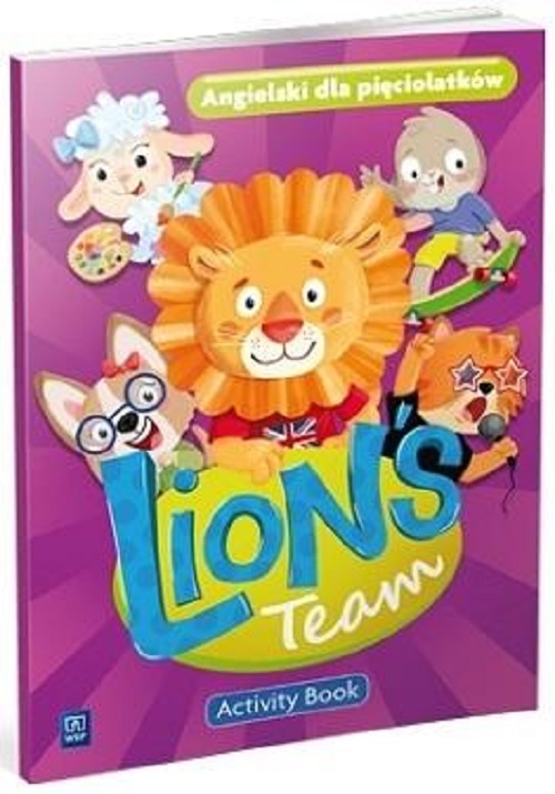 Image of Język angielski Lion's Team Activity Book przedszkole Pięciolatek