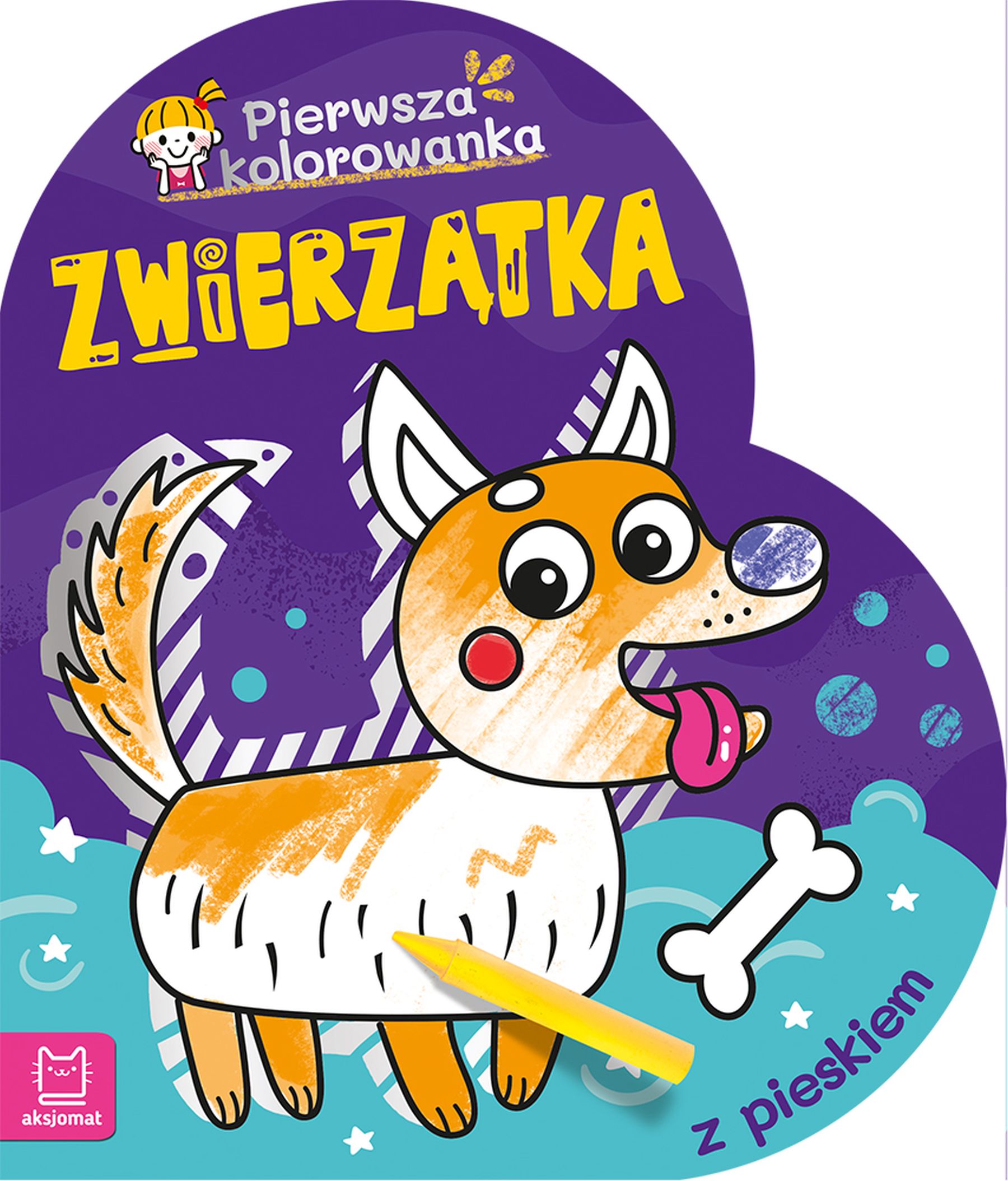 Image of Pierwsza kolorowanka z pieskiem. Pierwsza Kolorowanka. Zwierzątka