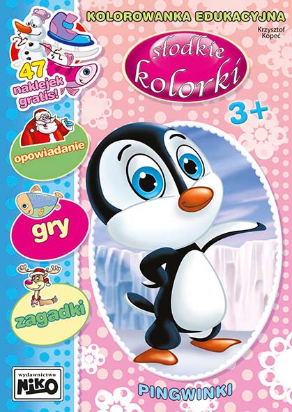 Image of Pingwinki. Słodkie kolorki