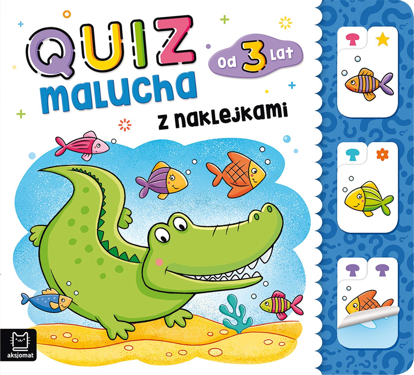 Image of Quiz malucha z naklejkami od 3 lat