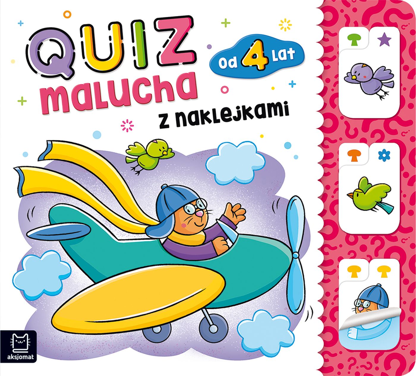 Image of Quiz malucha z naklejkami od 4 lat