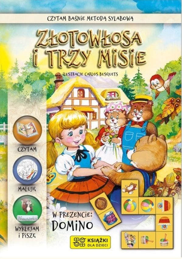 Image of Złotowłosa i trzy misie. Czytam baśnie metodą sylabową