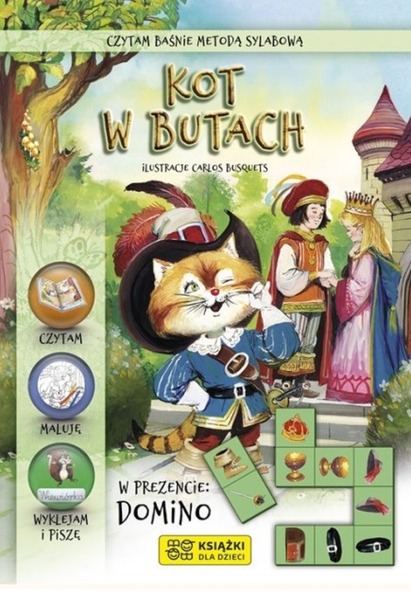 Image of Kot w butach. Czytam baśnie metodą sylabową