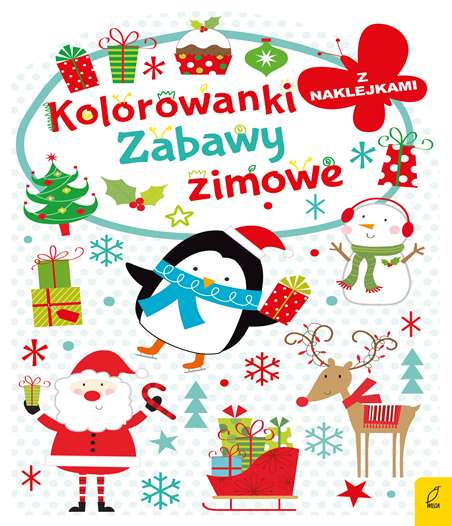 Image of Kolorowanka z wykrojnikiem. Zabawy zimowe