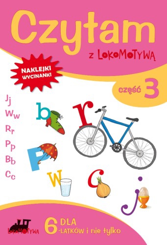 Image of Zeszyt dla sześciolatków czytam z lokomotywą cześć 3 j w r p b c