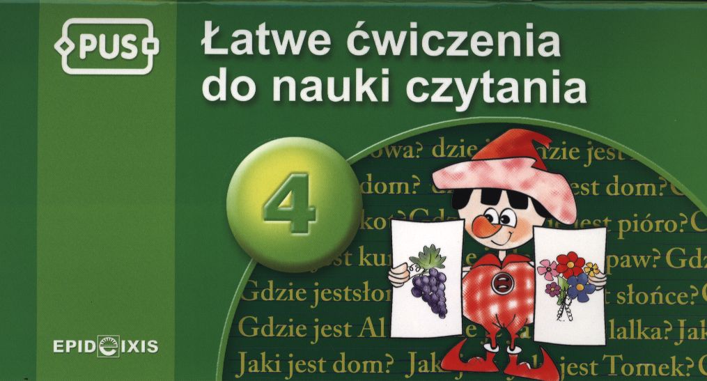 Image of PUS Łatwe ćwiczenia do nauki czytania część 4