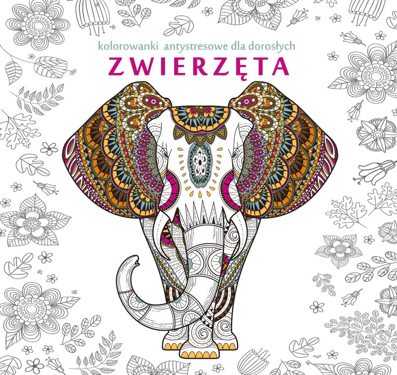 Image of Zwierzęta w magicznym ogrodzie kolorowanki antystresowe dla dorosłych