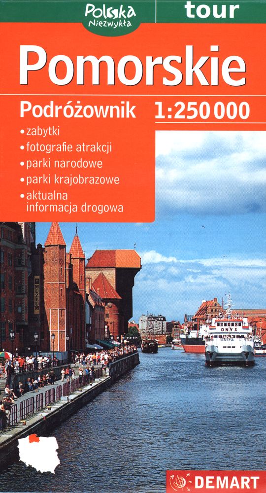 Image of Pomorskie turystyczna mapa samochodowa 1:250 000