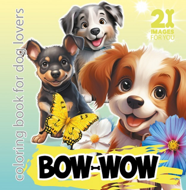 Image of Kolorowanka usztywniana Bow Wow zielona