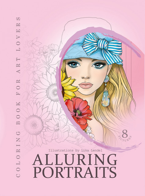 Image of Kolorowanka kreatywna A4 Portraits różowa