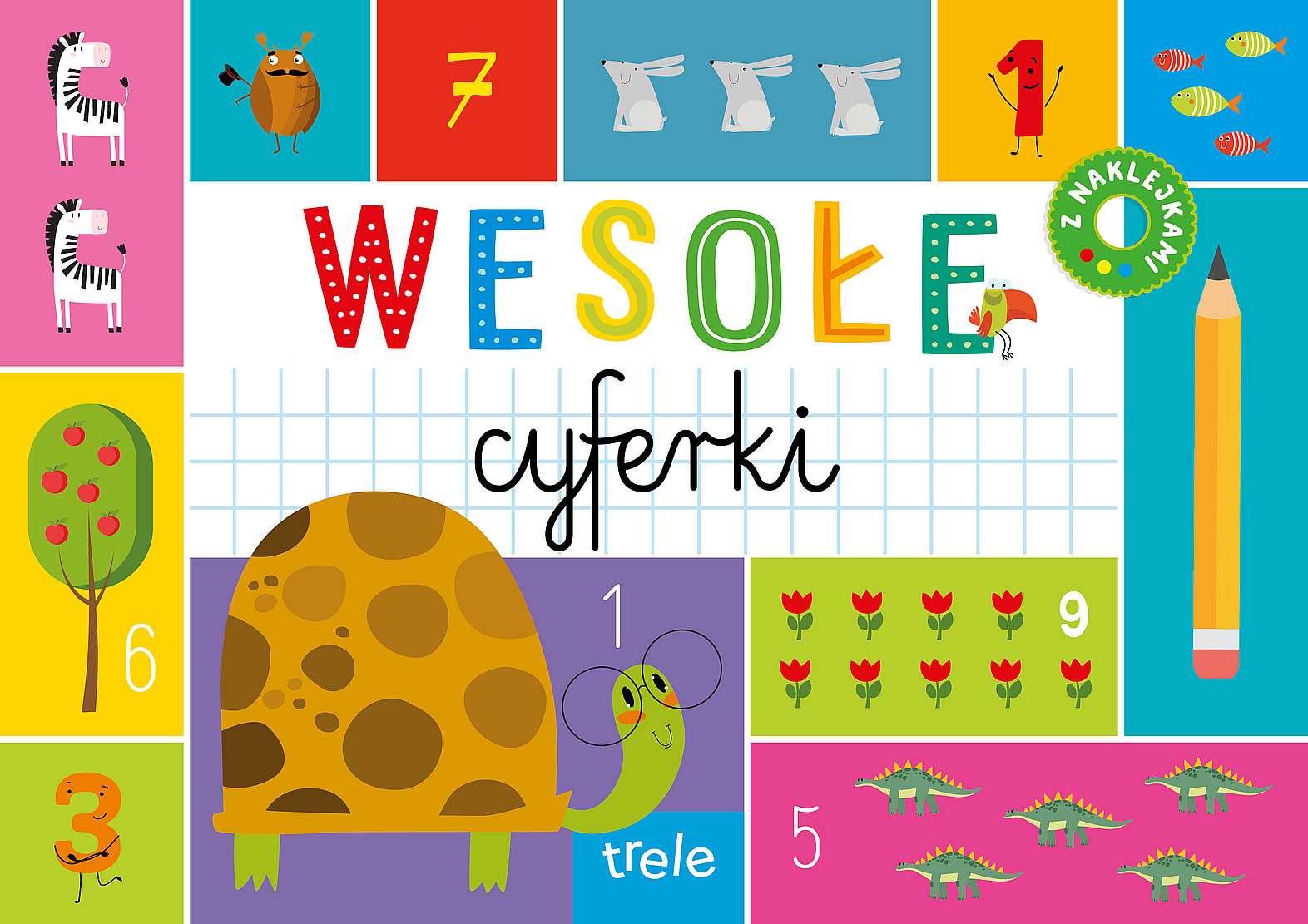 Image of Wesołe cyferki. Blok z tekturą