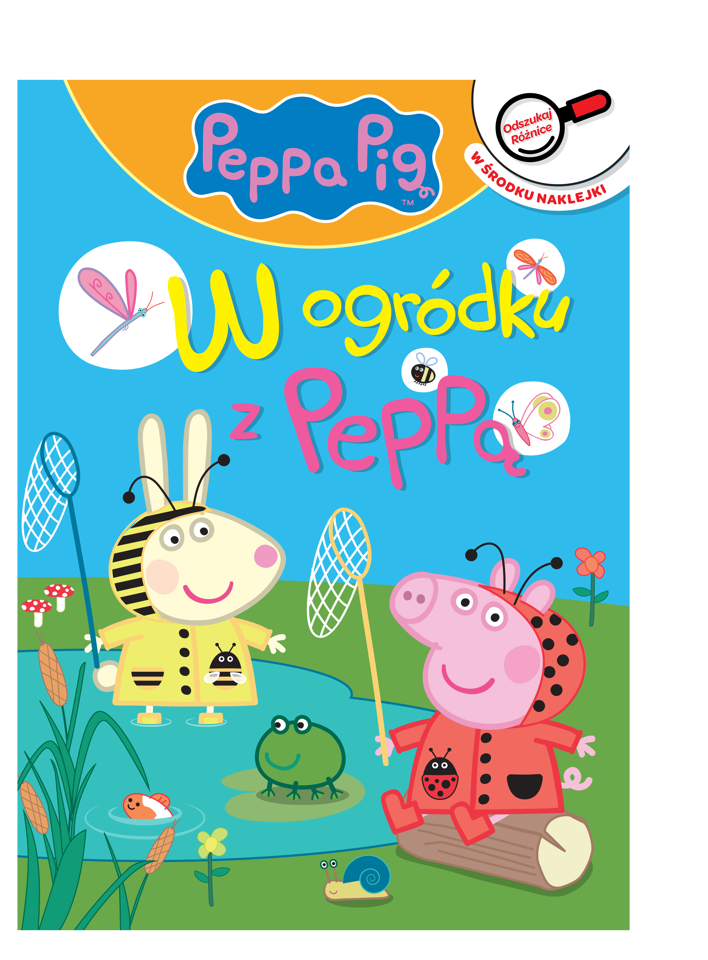 Image of W ogródku z Peppą. Świnka Peppa. Odszukaj różnice