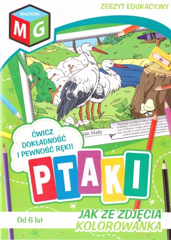 Image of Jak ze zdjęcia kolorowanka Ptaki