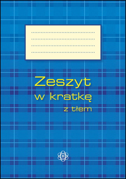 Image of Zeszyt w kratkę z tłem