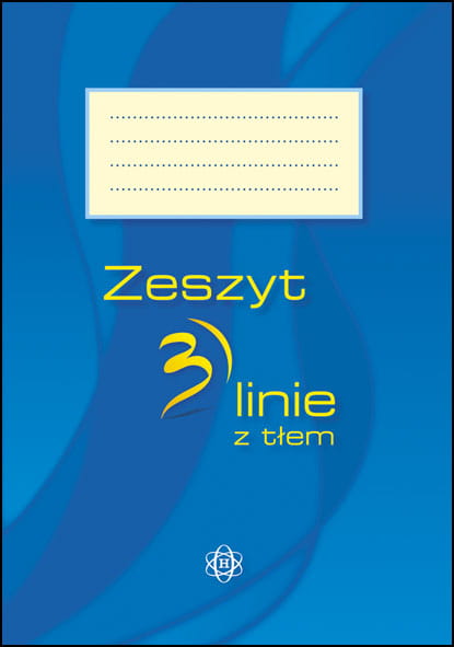 Image of Zeszyt 3 linie z tłem