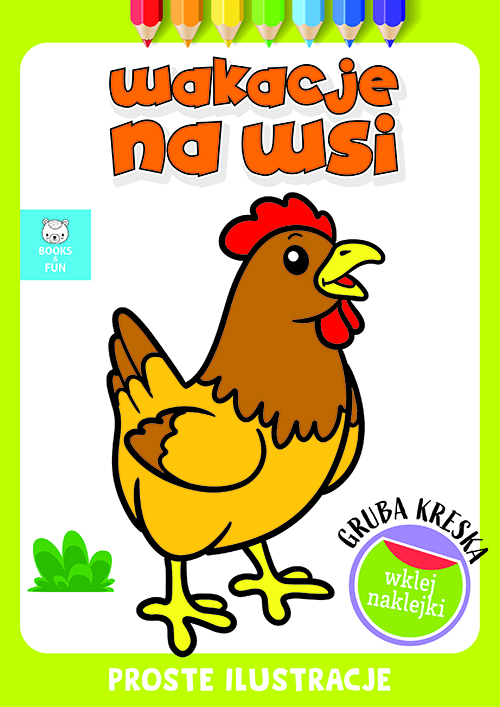 Image of Wakacje na wsi. Gruba kreska