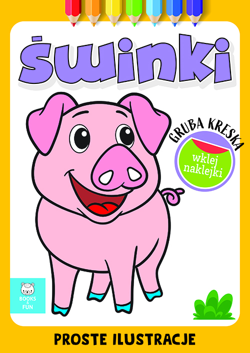 Image of Świnki. Gruba kreska