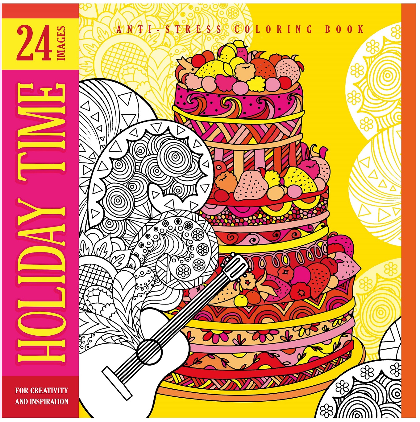 Image of Kolorowanka antystresowa 200x200 12 kartek BR Holiday Time